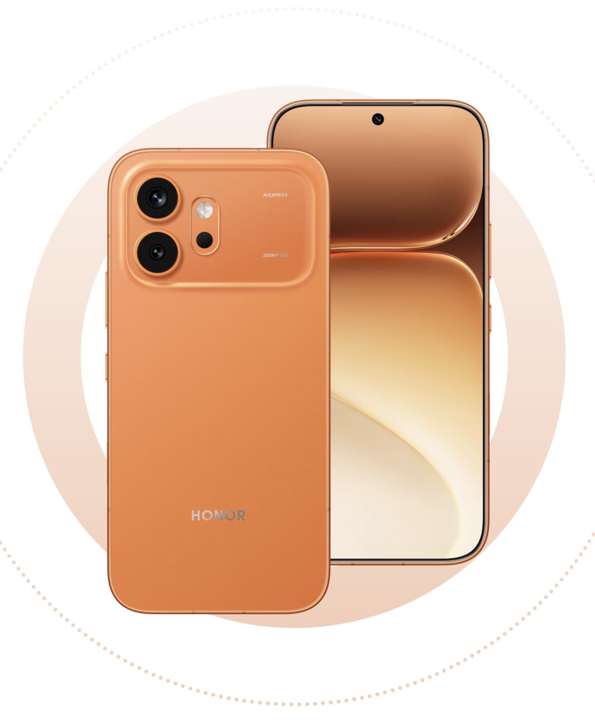 Honor 600 edestä ja takaa.