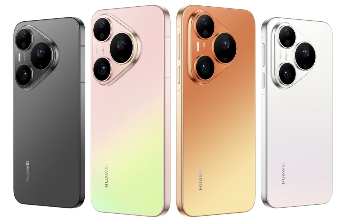 Huawei Pura 90 Pro eri väreissä.