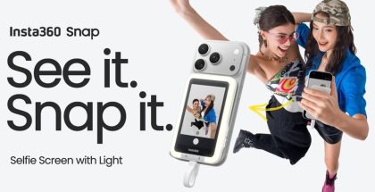 Insta360 Snap Selfie Screen -näytöt tuovat takakameran käytettäväksi selfie-kuvaukseen.