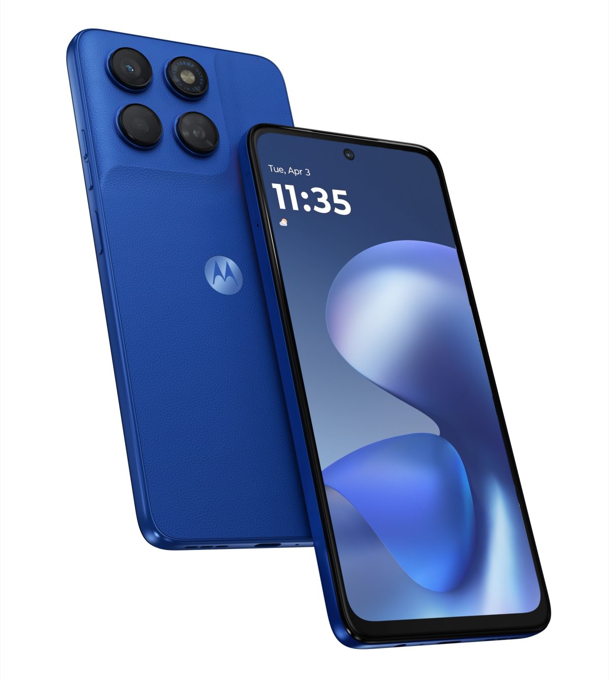 Motorola Moto G47, Pantone Nautical Blue.