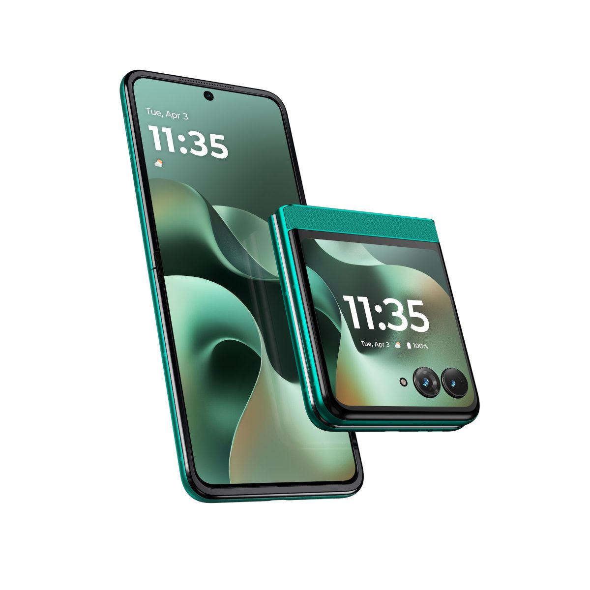 Motorola Razr 70, Pantone Sporting Green.