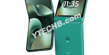 Motorola Razr 70, Pantone Sporting Green. Kuva: Ytechb.