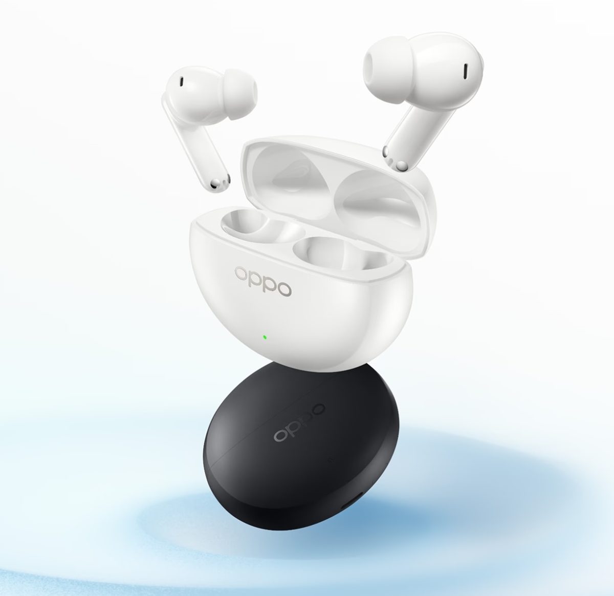 Oppo Enco Air5 Pro kahtena värivaihtoehtona.