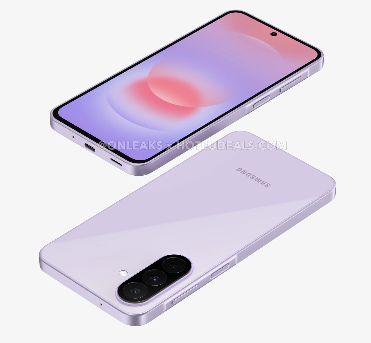 Samsung Galaxy A27 5G:n mallinnos. Kuva: OnLeaks / HotEUDeals.