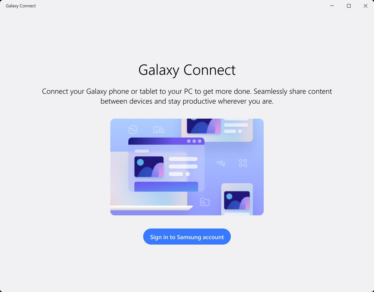 Samsung Galaxy Connect.