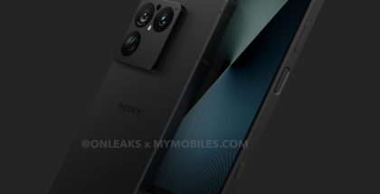 Sony Xperia 1 VIII:n mallinnos. Kuva: OnLeaks / MyMobiles.