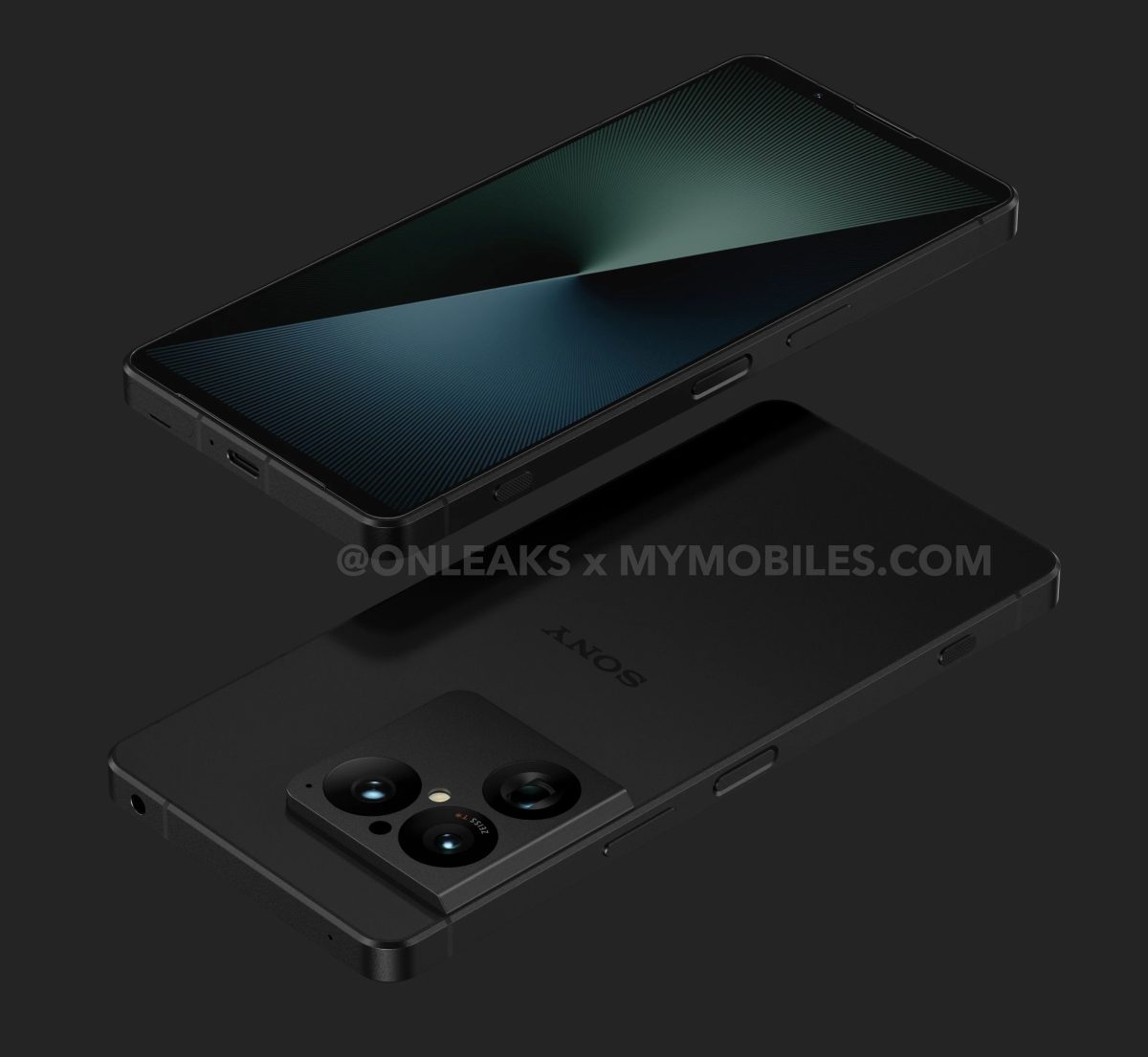 Sony Xperia 1 VIII:n mallinnos. Kuva: OnLeaks / MyMobiles.
