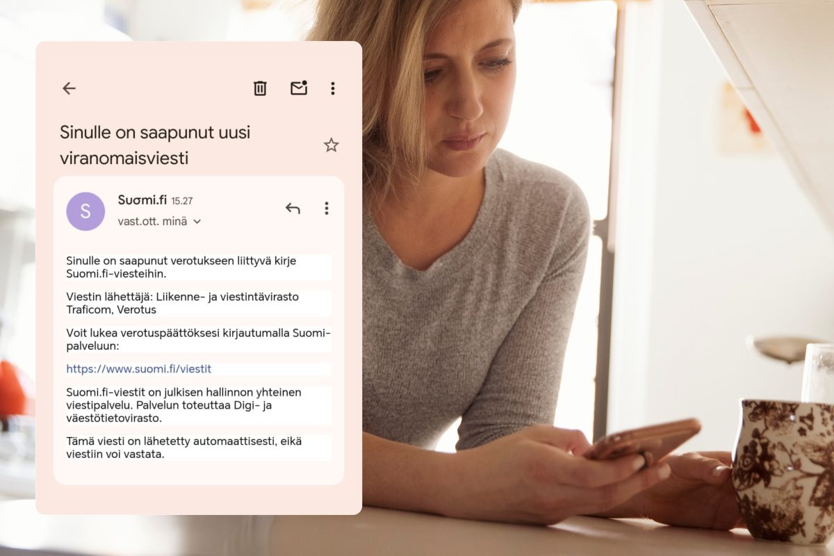 Suomen Telemarkkinointiliitto varoittaa Suomi.fi-huijausviesteistä.