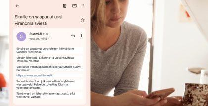 Suomen Telemarkkinointiliitto varoittaa Suomi.fi-huijausviesteistä.
