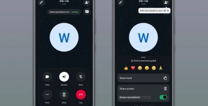 WhatsApp on saamassa melunvaimennuksen. Kuva: WABetaInfo.