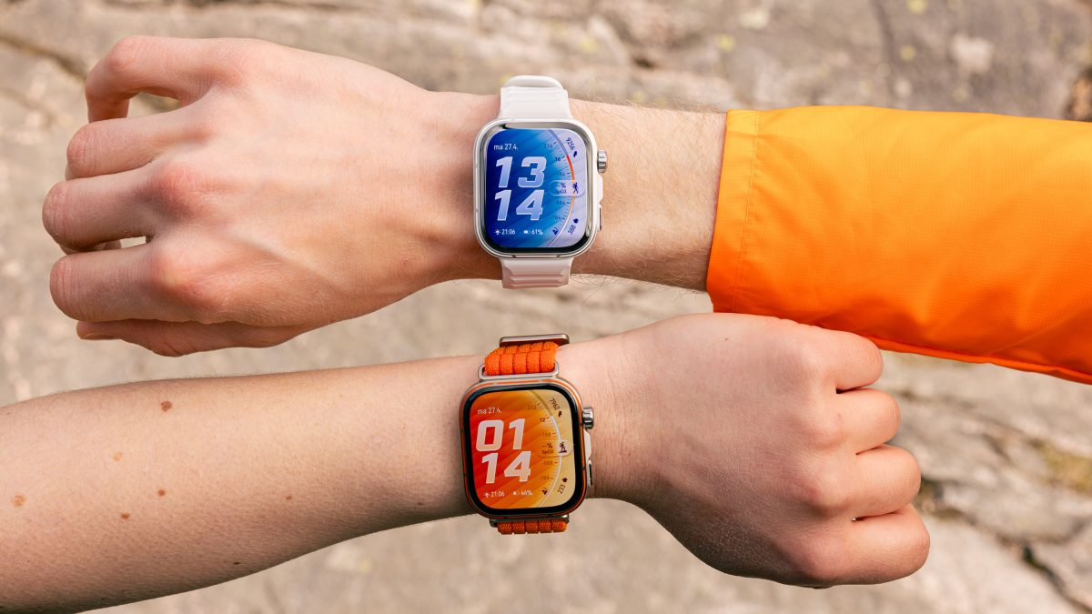 Huawei Watch Fit 5 -kelloissa on kookkaat ja kirkkaat näytöt.