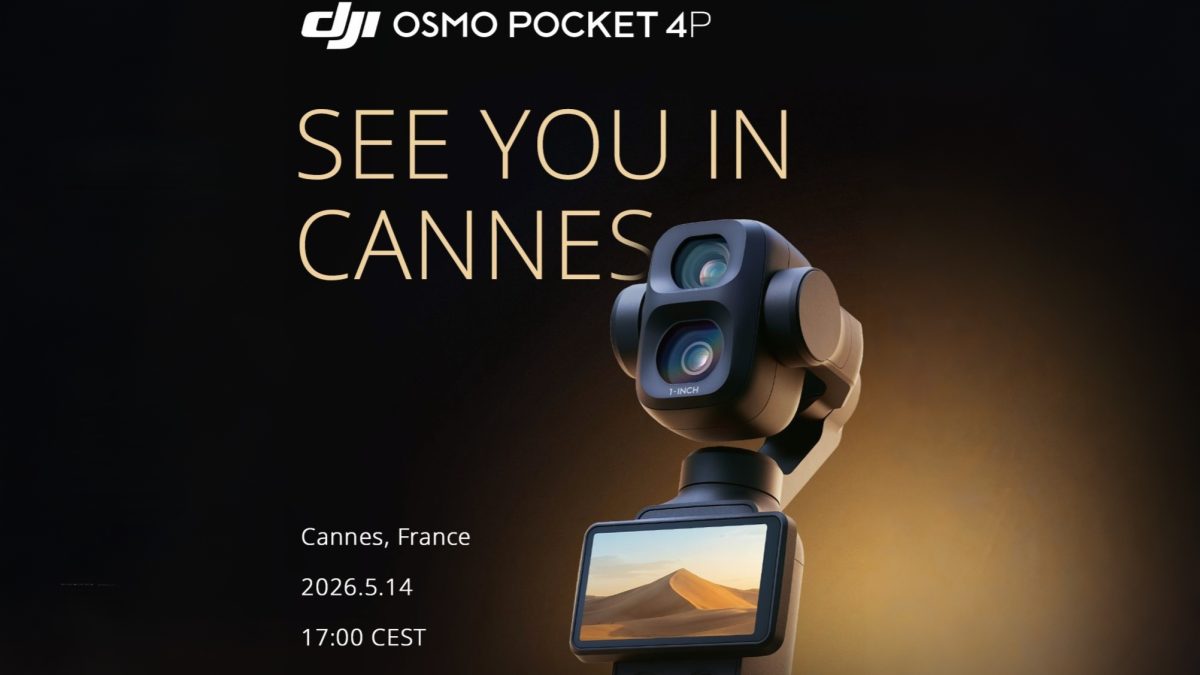 DJI esittlee Osmo Pocket 4P:n Cannesin elokuvajuhlien yhteydessä.