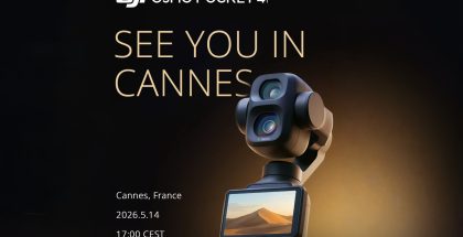 DJI esittlee Osmo Pocket 4P:n Cannesin elokuvajuhlien yhteydessä.