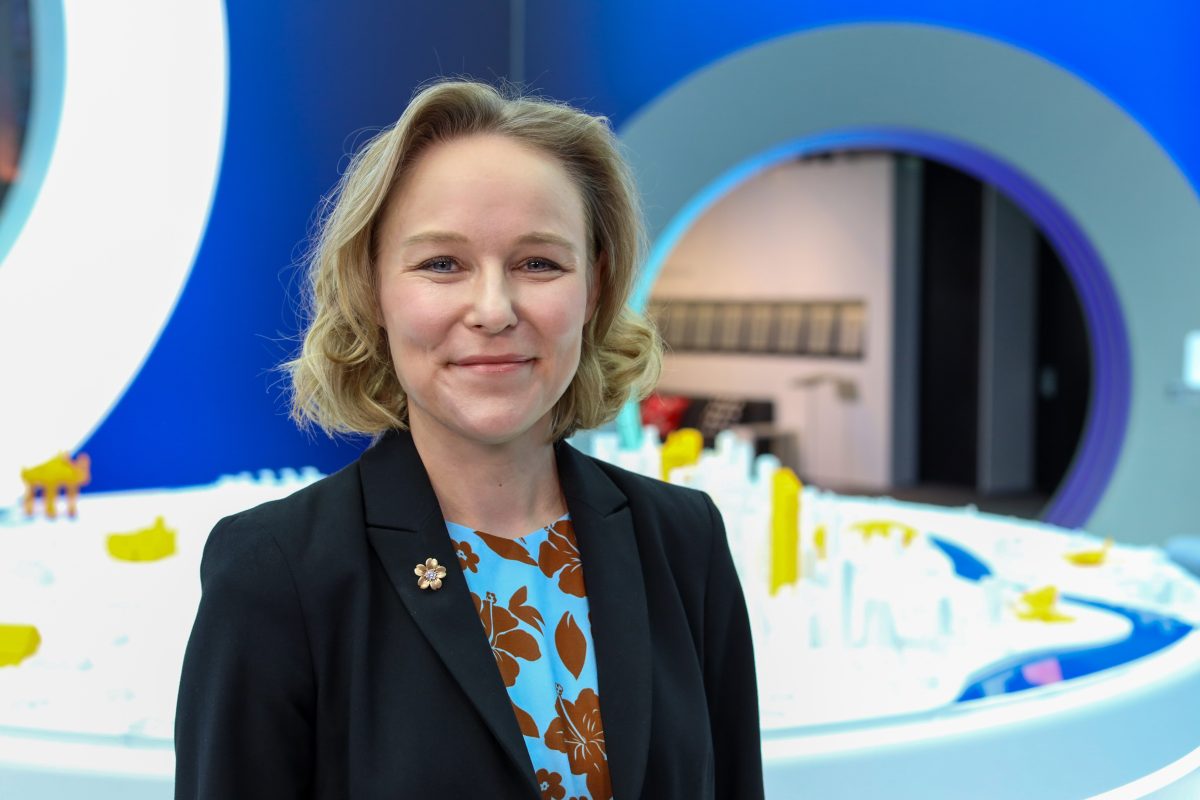 Nokian Mobiili-infrastruktuuri-liiketoimintaryhmän uusi johtaja Emma Falck.