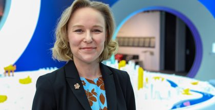Nokian Mobiili-infrastruktuuri-liiketoimintaryhmän uusi johtaja Emma Falck.