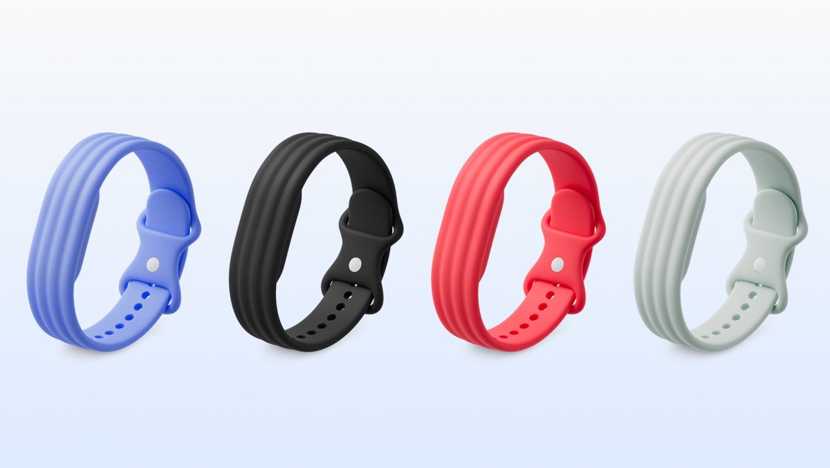 Fitbit Air Active Band -aktiivisuusranneke eri väreissä.