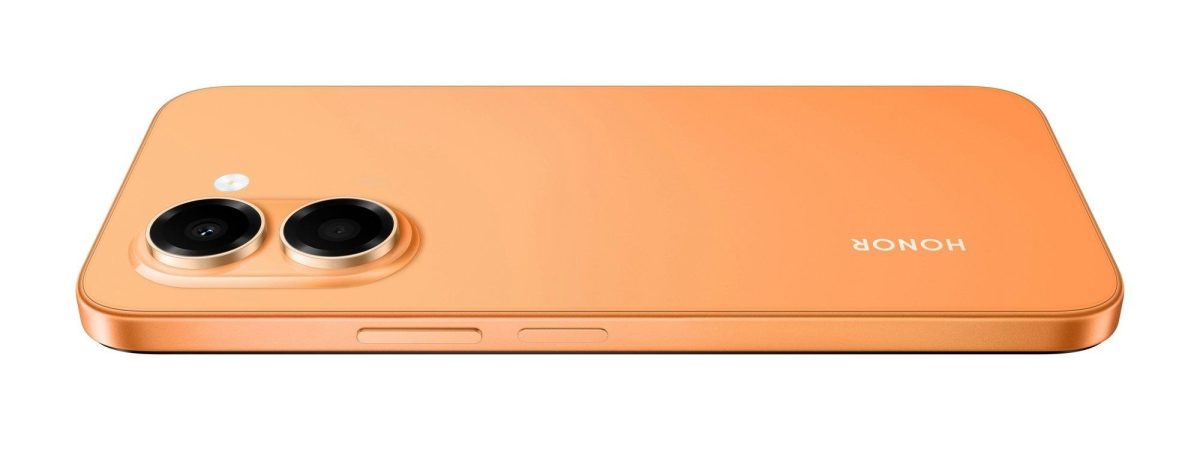 Honor X7e oranssina värivaihtoehtona.