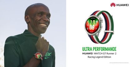Huawei Watch GT Runner 2 Racing Legend Edition.