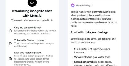 Incognito Chat with Meta AI mahdollistaa yksityiset keskustelut tekoälyn kanssa.