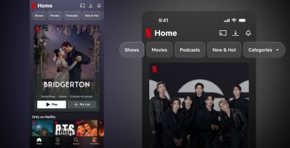 Netflix-sovellus uudistuu.
