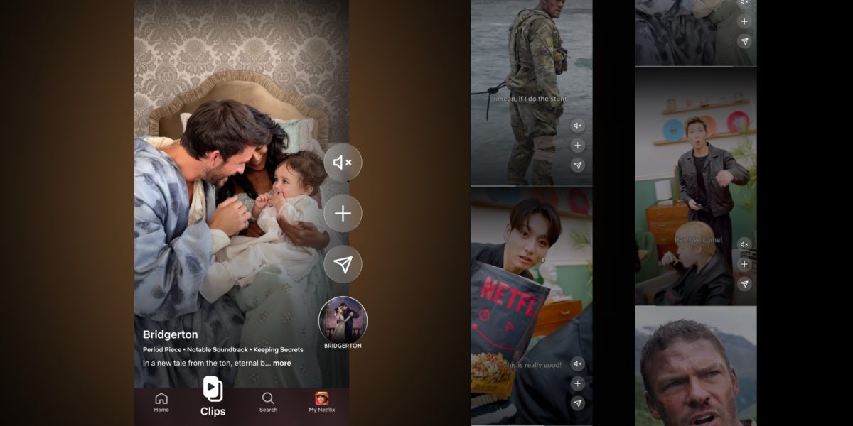 Clips on keskeinen osa uudistunutta Netflix-sovellusta.