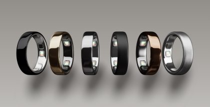 Oura Ring 5 eri väreissä.
