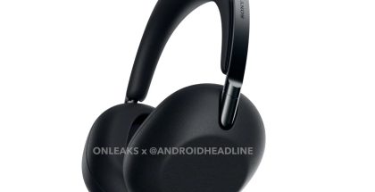 Sony WH-1000XX The ColleXion -kuulokkeet mustana värivaihtoehtona. Kuva: OnLeaks / Android Headlines.