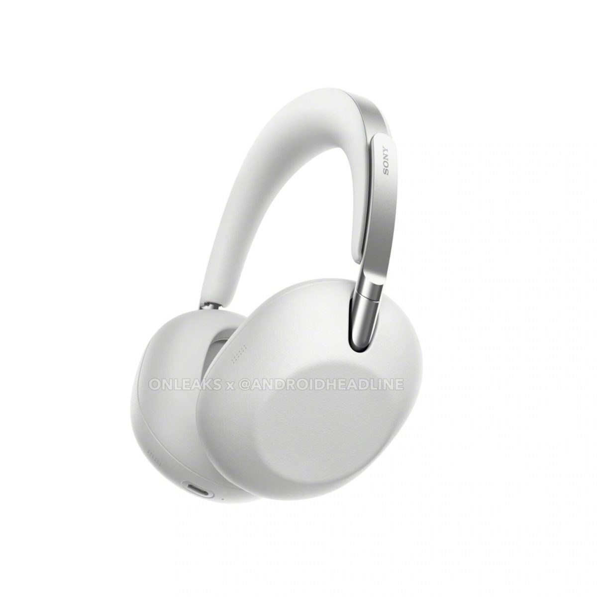 Sony WH-1000XX The ColleXion -kuulokkeet valkoisena värivaihtoehtona. Kuva: OnLeaks / Android Headlines.