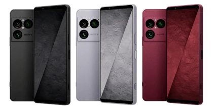 Sony Xperia 1 VIII kolmena värivaihtoehtona. Kuva: WinFuture.de.
