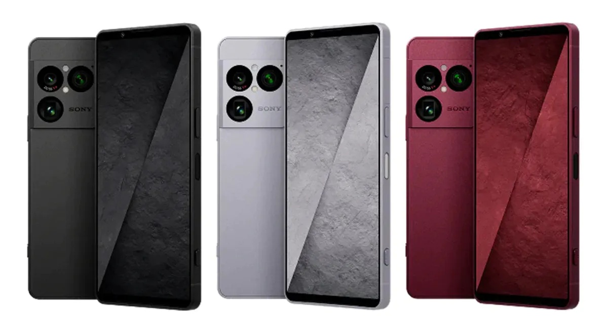 Sony Xperia 1 VIII kolmena värivaihtoehtona. Kuva: WinFuture.de.