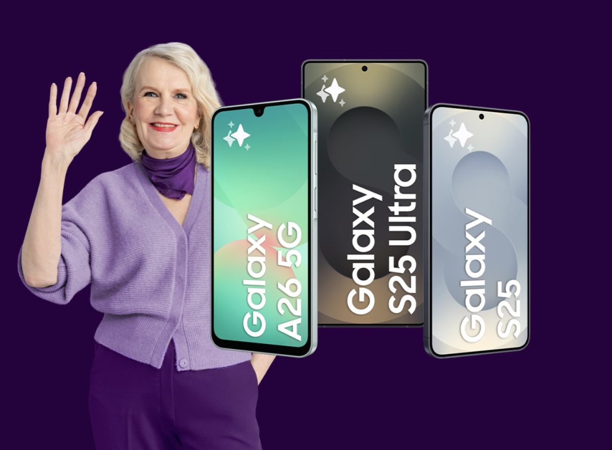 Uudistuneen Telia Kauppa Triplan avajaisissa on tarjouksia Samsung-puhelimista.