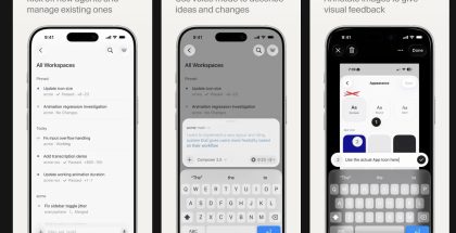 Cursor-sovellus iPhonelle.
