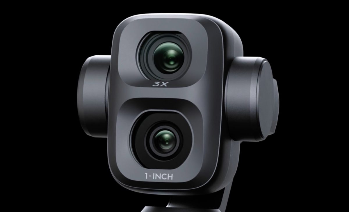 DJI Osmo Pocket 4P:ssä on 20 ja 60 millimetrin kamerat.
