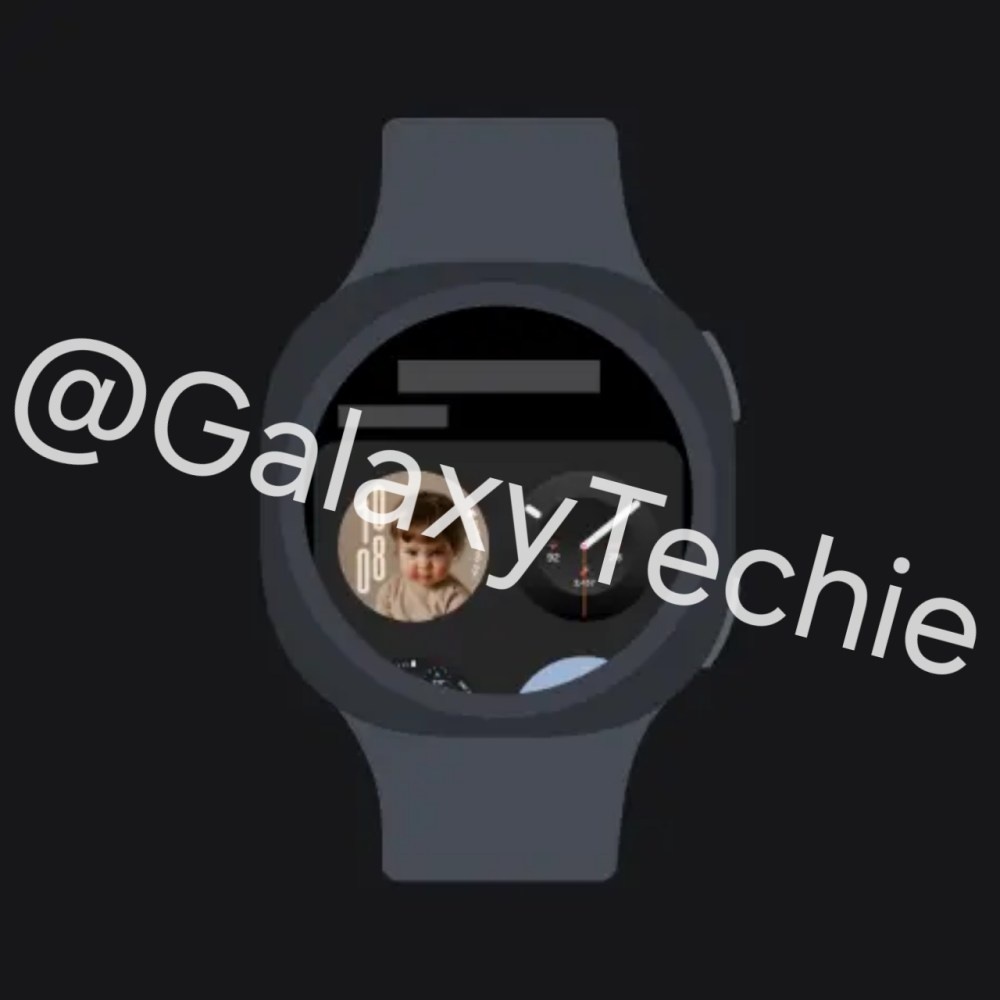 Ohjelmistosta paljastunut Samsung Galaxy Watch9:n mallinnoskuva. Kuva: GalaxyTechie.