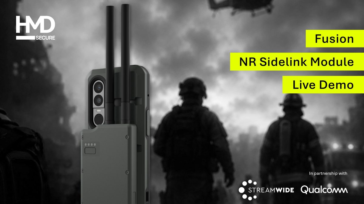 HMD Secure, Qualcomm ja Streamwide tekevät yhteistyötä NR Sidelink -teknologiaan perustuvissa ratkaisuissa.