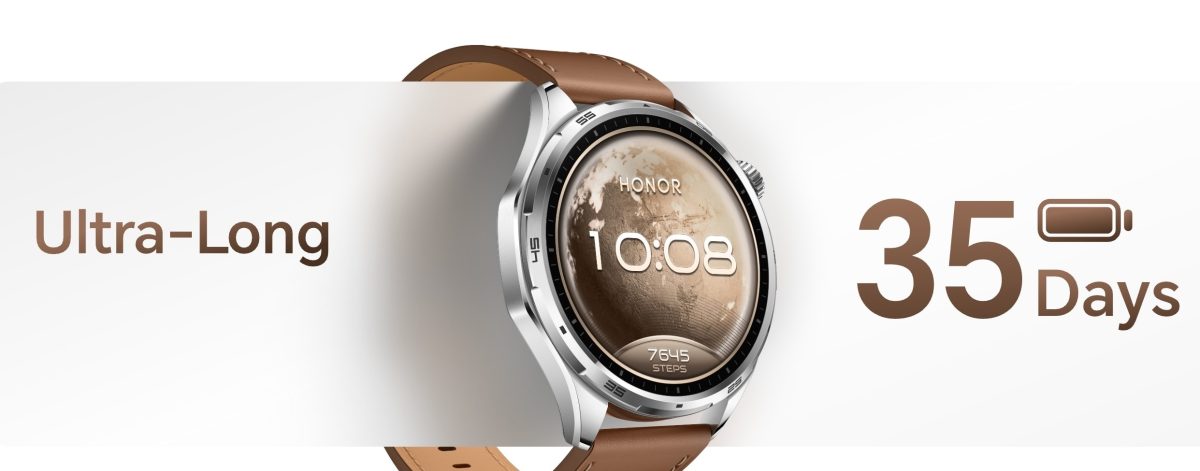 Honor Watch 6:ssa on jopa 35 päivän akunkesto.
