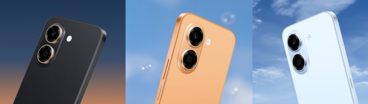 Honor X7e:n värivaihtoehdot.