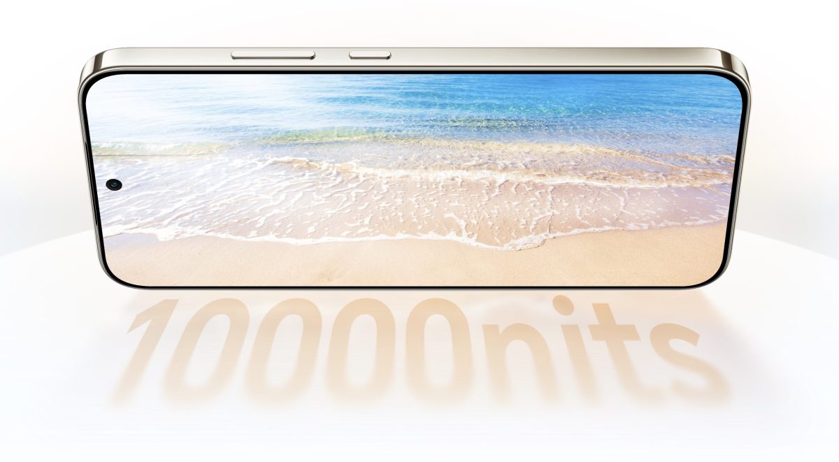 Honor X80 Pro Maxin näytön pistemäinen huippukirkkaus yltää 10 000 nitiin.
