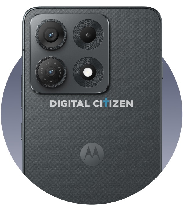 Motorola Edge 70 Maxin takakamerat. Kuva: DigitalCitizen.
