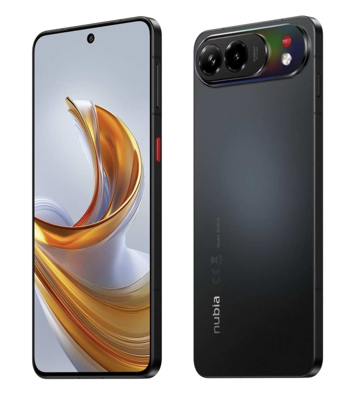 Nubia Air Pro edestä ja takaa.