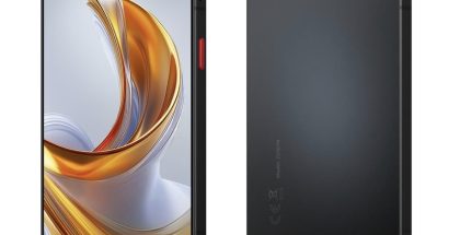 Nubia Air Pro edestä ja takaa.