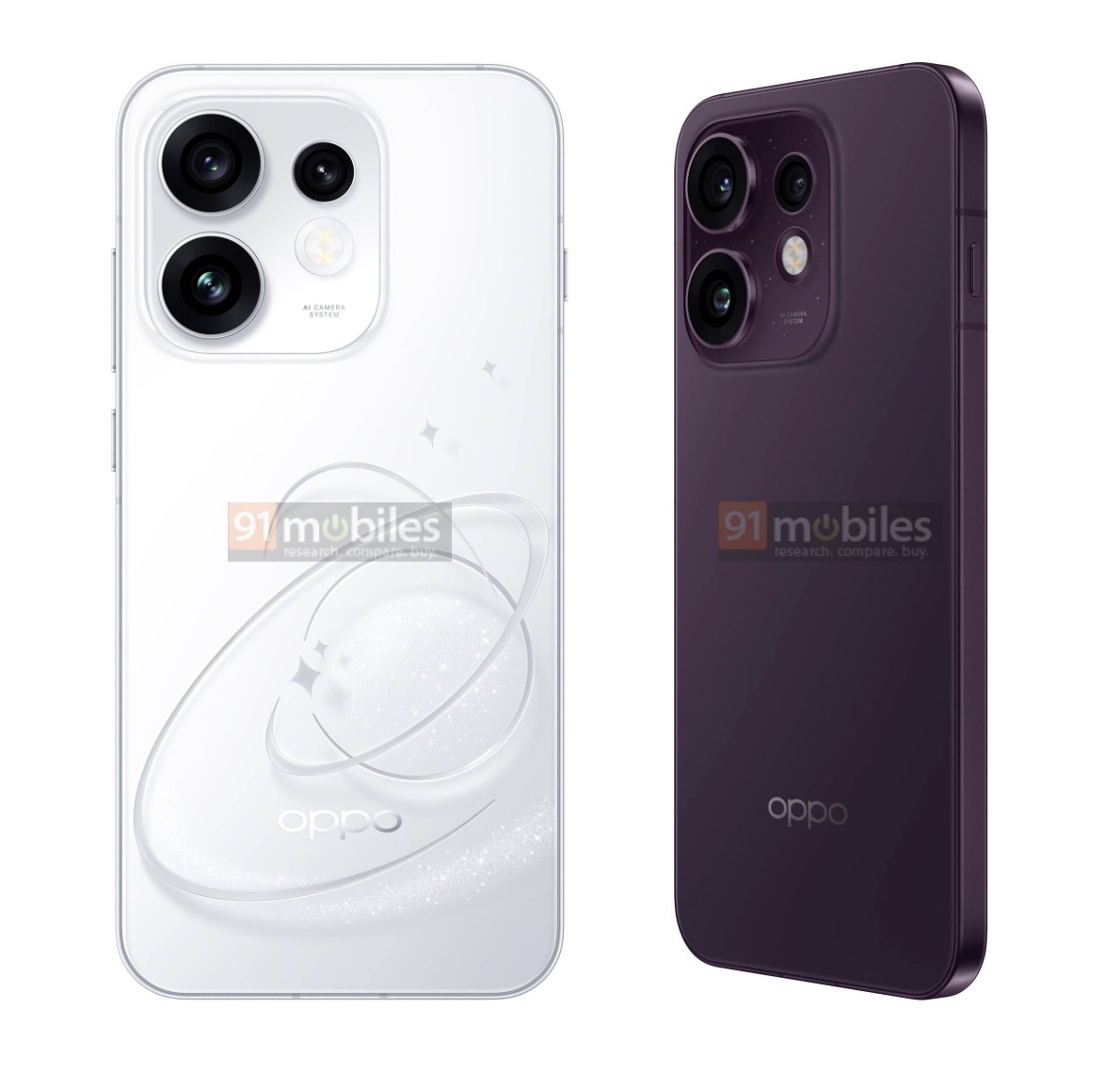 Oppo Reno16. Kuvat: 91mobiles.