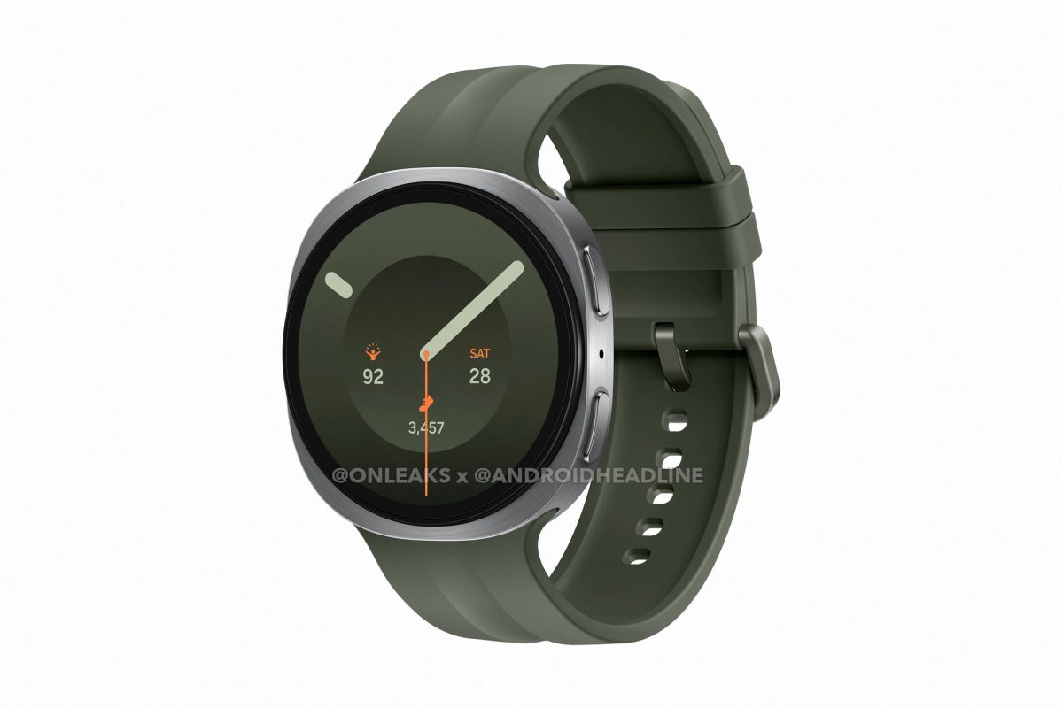 Samsung Galaxy Watch9. Kuva: OnLeaks / Android Headlines.