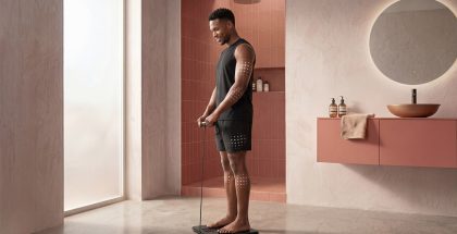Withings BodyFit-vaakaa käytetään kahvaosan kanssa.