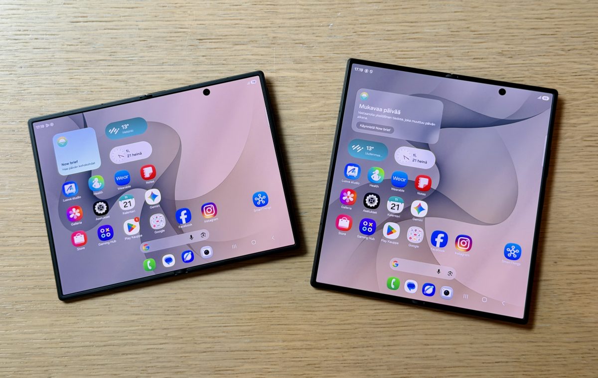 Galaxy Z Fold8 ja Galaxy Z Fold8 Ultra.