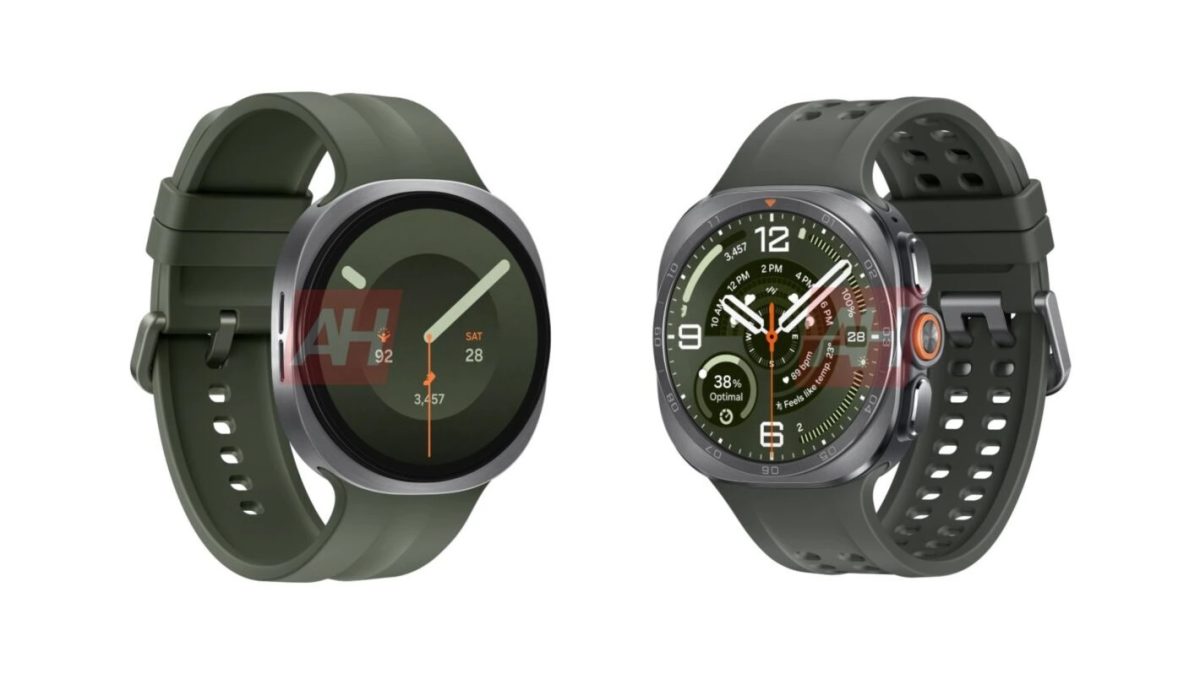 Samsung Galaxy Watch9 ja Galaxy Watch Ultra2. Kuva: Android Headlines.