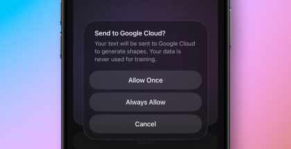 Applen uusi lupakysely kertoo tietojen siirtämisestä käsiteltäväksi Google Cloudiin. Kuva: 9to5Mac.