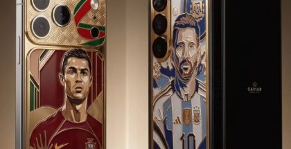 Caviarin Ronaldo- ja Messi-puhelimet.