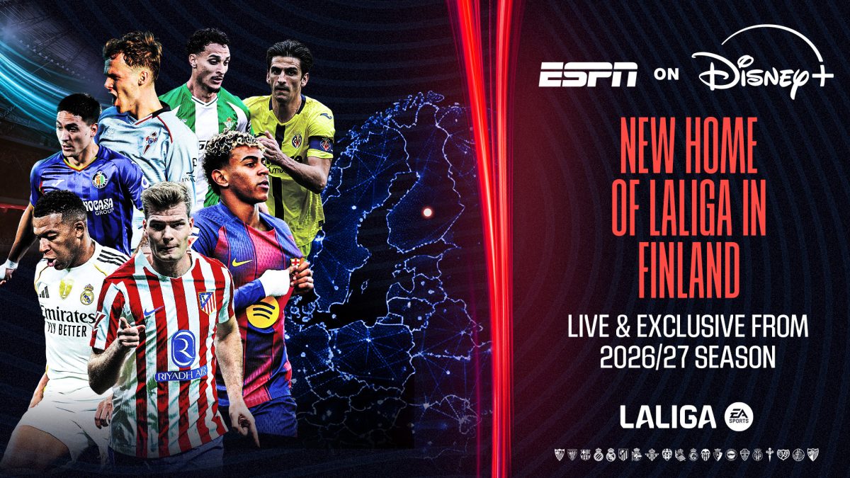 LaLiga on jatkossa osa Disney+:aa.