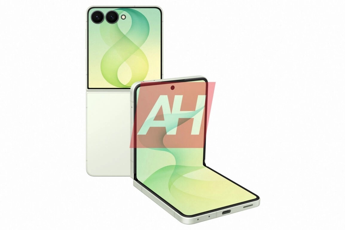 Samsung Galaxy Z Flip8, Mint. Kuva: Android Headlines.